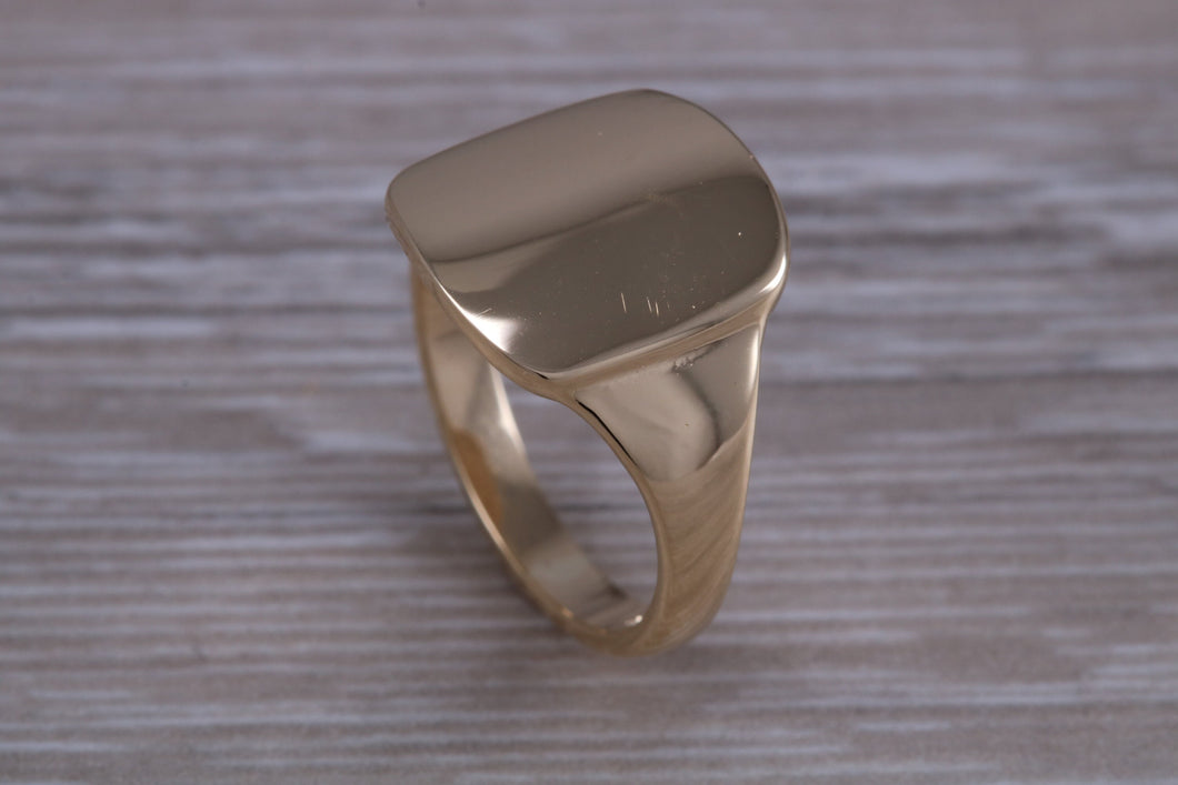 Gold Signet Ring, Suitable for Ladies and Gents