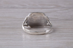 Square Faced Signet Ring in Silver