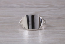 Load image into Gallery viewer, Square Faced Signet Ring in Silver