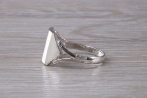 Square Faced Signet Ring in Silver