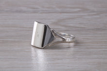 Load image into Gallery viewer, Square Faced Signet Ring in Silver