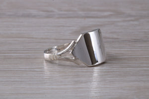 Square Faced Signet Ring in Silver