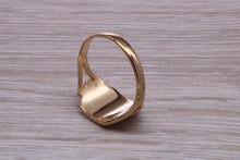 Load image into Gallery viewer, Square Faced Yellow Gold Signet Ring