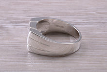 Load image into Gallery viewer, Chunky 10 Pointer Diamond set Signet Ring