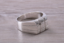 Load image into Gallery viewer, Chunky 10 Pointer Diamond set Signet Ring