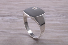 Load image into Gallery viewer, Diamond set Signet Ring