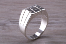 Load image into Gallery viewer, Chunky 10 Pointer Diamond set Signet Ring