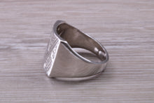 Load image into Gallery viewer, Large Personalised Diamond set Signet Ring