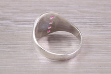 Load image into Gallery viewer, Four Natural Rubies set Signet Ring