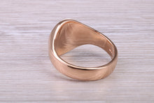 Load image into Gallery viewer, Chunky 18ct Rose Gold Prince of Wales Feathers Signet Ring