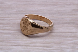 Ladies Family Coat Of Arms Rings Made From 18ct Yellow Gold