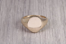 Load image into Gallery viewer, Chunky Oval Yellow Gold Signet Ring