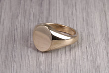 Load image into Gallery viewer, Chunky Oval Yellow Gold Signet Ring