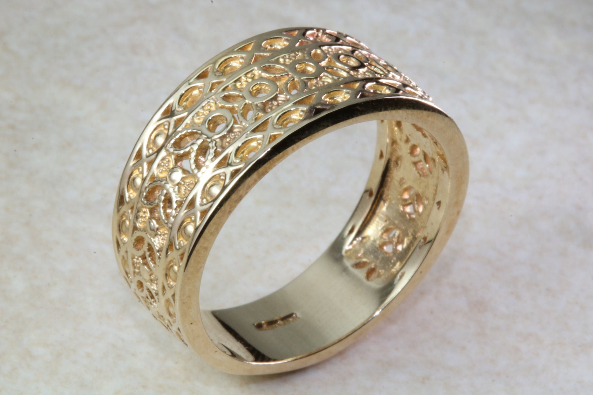 9ct gold thumb store rings for womens