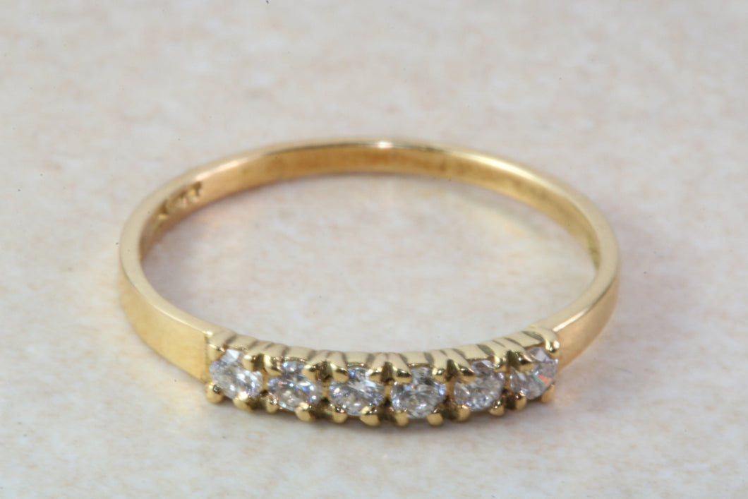 18ct Gold Natural Diamond Eternity Ring. Real Diamond Wedding Band. Diamond Set Band. Real Diamonds. Eternity,Wedding or Dress Ring.