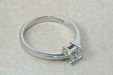 Load image into Gallery viewer, Princess cut Diamond Solitaire, Perfected in Platinum