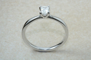 Princess cut Diamond Solitaire