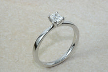 Load image into Gallery viewer, Princess cut Diamond Solitaire