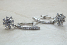 Load image into Gallery viewer, Diamond set Dropper Earrings