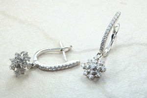 Diamond set Dropper Earrings