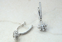 Load image into Gallery viewer, Diamond set Dropper Earrings