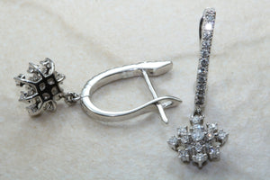 Diamond set Dropper Earrings