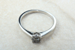 Diamond set Cluster Ring