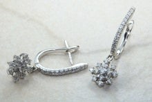 Load image into Gallery viewer, Diamond set Dropper Earrings