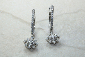 Diamond set Dropper Earrings