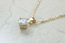 Load image into Gallery viewer, Elegant Half carat Diamond Solitaire Necklace