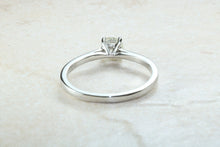 Load image into Gallery viewer, Natural round brilliant cut diamond platinum solitaire, 0.47 carat top grade diamond