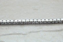 Load image into Gallery viewer, Diamond set tennis bracelet set in 9ct white gold, dainty with over half carats top grade diamonds, perfect gift for all of lifes occasions