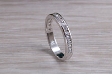 Load image into Gallery viewer, Diamond set Band, 60% set with top grade Round cut Diamonds