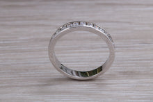 Load image into Gallery viewer, Diamond set Band, 60% set with top grade Round cut Diamonds