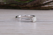 Load image into Gallery viewer, Simple and Elegant Diamond set 18ct White Gold Solitaire