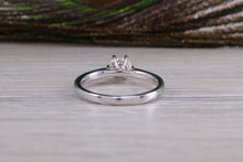 Load image into Gallery viewer, Simple and Elegant Diamond set 18ct White Gold Solitaire