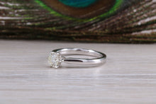 Load image into Gallery viewer, Simple and Elegant Diamond set 18ct White Gold Solitaire