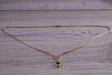 Load image into Gallery viewer, Peridot and Diamond set Earrings, Necklace and Bracelet in Yellow Gold