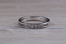 Load image into Gallery viewer, Round cut Diamonds Channel set Band