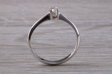 Load image into Gallery viewer, Dainty and Petite Oval cut Diamond set Solitaire