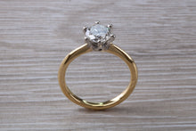 Load image into Gallery viewer, One Carat Certified Diamond set Gold and Platinum Solitaire