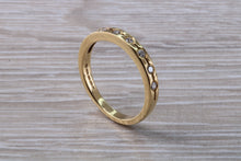 Load image into Gallery viewer, Round cut Diamond set 18ct Gold Band