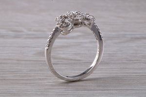 Diamond set 18ct White Gold Ring