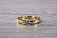 Load image into Gallery viewer, Diamond set 18ct Yellow Gold Band