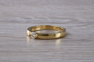 Diamond set 18ct Yellow Gold Band