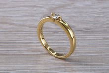 Load image into Gallery viewer, Diamond set 18ct Yellow Gold Band