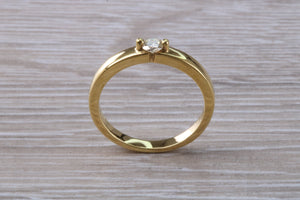 Diamond set 18ct Yellow Gold Band