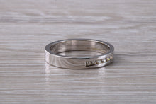 Load image into Gallery viewer, Traditional Round cut Diamond set White Gold Band