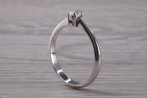 Dainty and Petite Oval cut Diamond set Solitaire