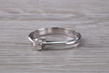 Load image into Gallery viewer, Dainty and Petite Oval cut Diamond set Solitaire